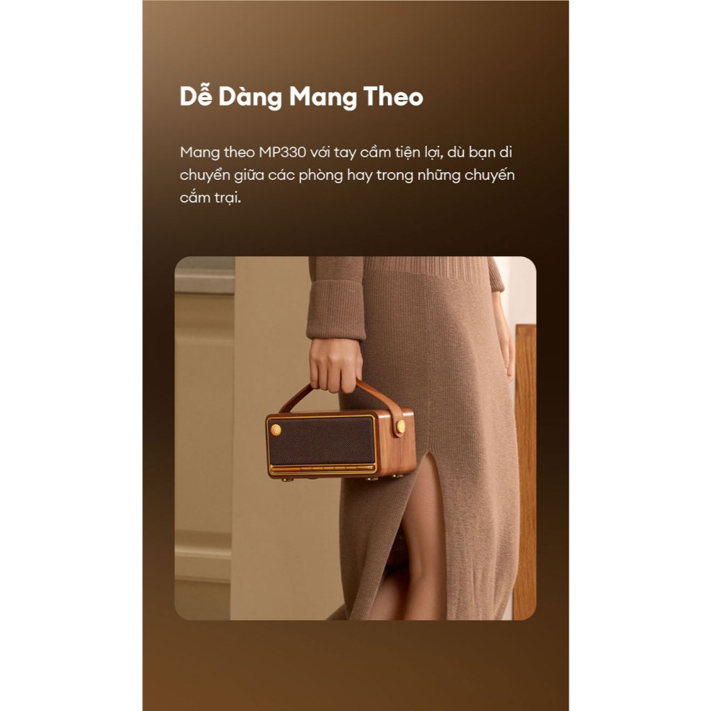 Loa Bluetooth EDIFIER MP330 | Công Suất 40W | Thời Gian Sử Dụng Đến 19H | Âm Thanh 360 | Bảo Hành 15 Tháng | BigBuy360 - bigbuy360.vn