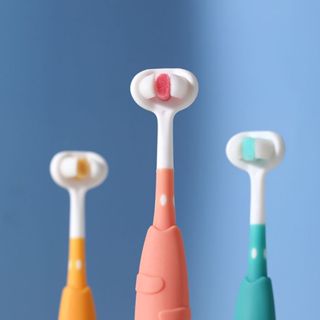  Bàn chải đánh răng 3 chiều raoyi Kid cho trẻ em từ 3 đến 12 tuổi 