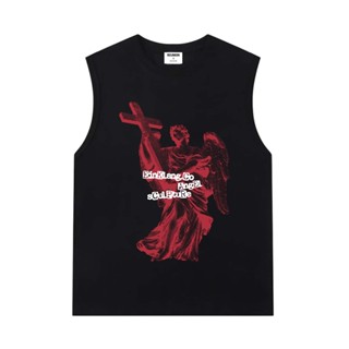 Áo Tank Top Nam Nữ RedLabel In Họa Tiết ANGEL Áo Ba Lỗ Sát Nách Nam Nữ Cotton Cá Tính TT63