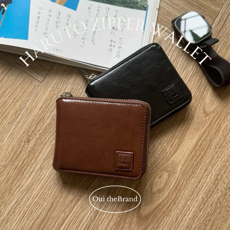 [ Tặng Charm Rùa ] 𝗛𝗮𝗿𝘂𝘁𝗼 はると 𝗭𝗶𝗽𝗽𝗲𝗿 𝗪𝗮𝗹𝗹𝗲𝘁 - Ví Zip Chữ Nhật Gọn Nhẹ HARUTO ( Ouithebrand )