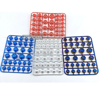 Chụp Ốc Xi Màu Titan Trang Trí Xe Máy [ 1 Bộ 30 cái ]
