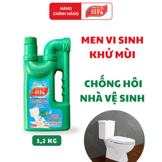  MEN VI SINH KHỬ MÙI BỒN CẦU Sifa  – WC Hết Hôi Không Cần Hút Hầm - Bio Fast 1,2 Kg 