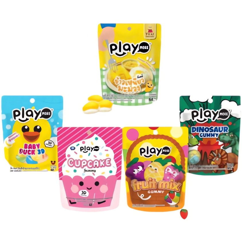 Kẹo dẻo Trái Cây  Play More Thái Lan Các Loại