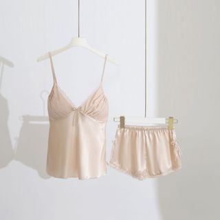 B120(Tặng dán ti) Bộ đồ ngủ gợi cảm cho nữ chất lụa băng cao cấp đẹp gợi cảm ngọt ngào tinh khiết Phương LinhUnderwear