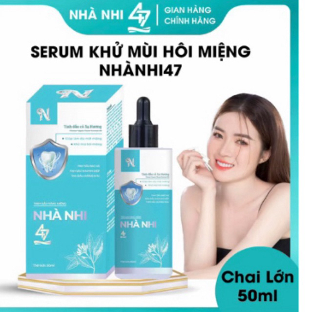 CHAI LỚN 50ML - Serum Khử Mùi Hôi Miệng NHÀ NHI47 . 50ml