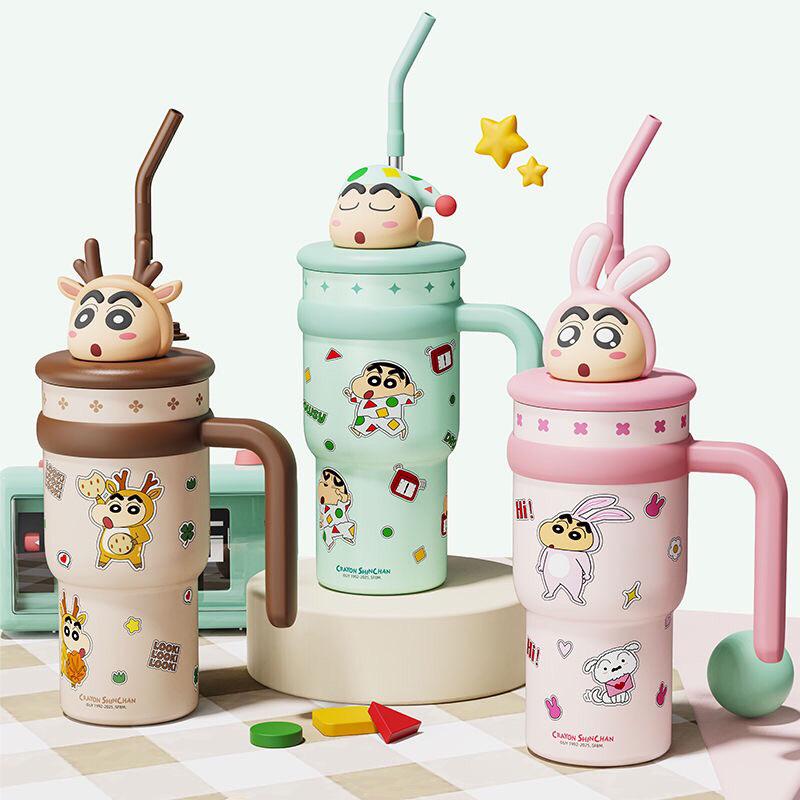 Ly giữ nhiệt cao cấp Crayon Shinchan 700ml