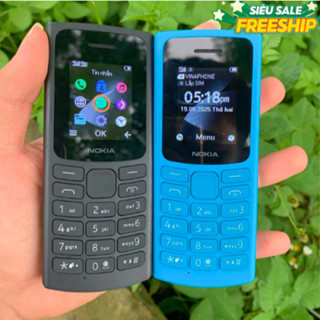 Điện Thoại Nokia 105 (2021) 4G 2 Sim Chính Hãng , Pin Khủng, Loa rõ máy mới nguyên hộp - Bảo Hành 12 Tháng