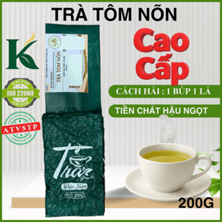 Trà Tôm Nõn Hảo Hạng Víp Pro 200G - Trà Bắc Nguyên Chất - Chè Xanh Thái Nguyên Kim Thúy