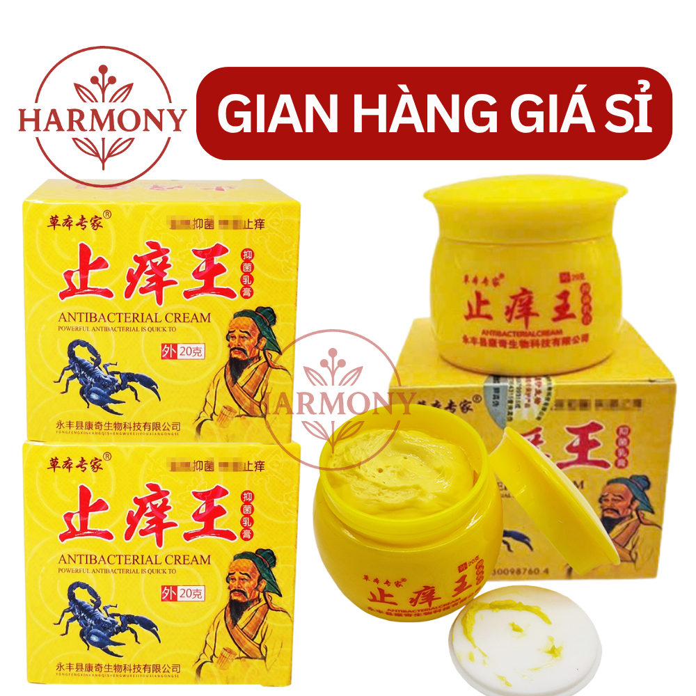[Combo 3-10 Hủ] Kem Bôi Nấm Ngứa Bọ Cạp Vàng ÔNG LÃO DẠNG HŨ 20g Bách Mộc Harmony
