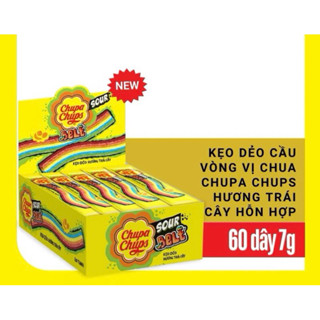 Sỉ 1 Hộp Kẹo Dẻo Chupa Chups Cầu Vồng 60 và 30 Thanh