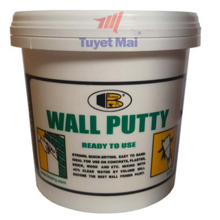  Bột trét khe nứt tường bột trét gỗ wall putty Bosny 1,5 - 0,5 ký  hàng nhập Thái Lan. 