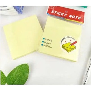 2 xấp Giấy Note Giấy ghi chú, giấy note, giấy ghi nhớ vàng kích thước 3x2, 3x3, 3x4, 3x5 (1xấp 100 tờ)