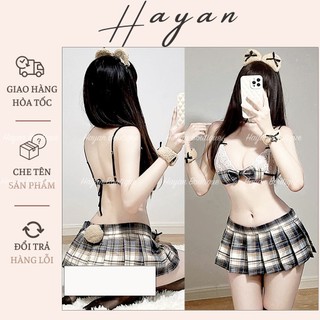 HT259a Đồ ngủ sexy cosplay hầu gái, Váy ngủ Cosplay sexy giúp việc gợi cảm HT259a