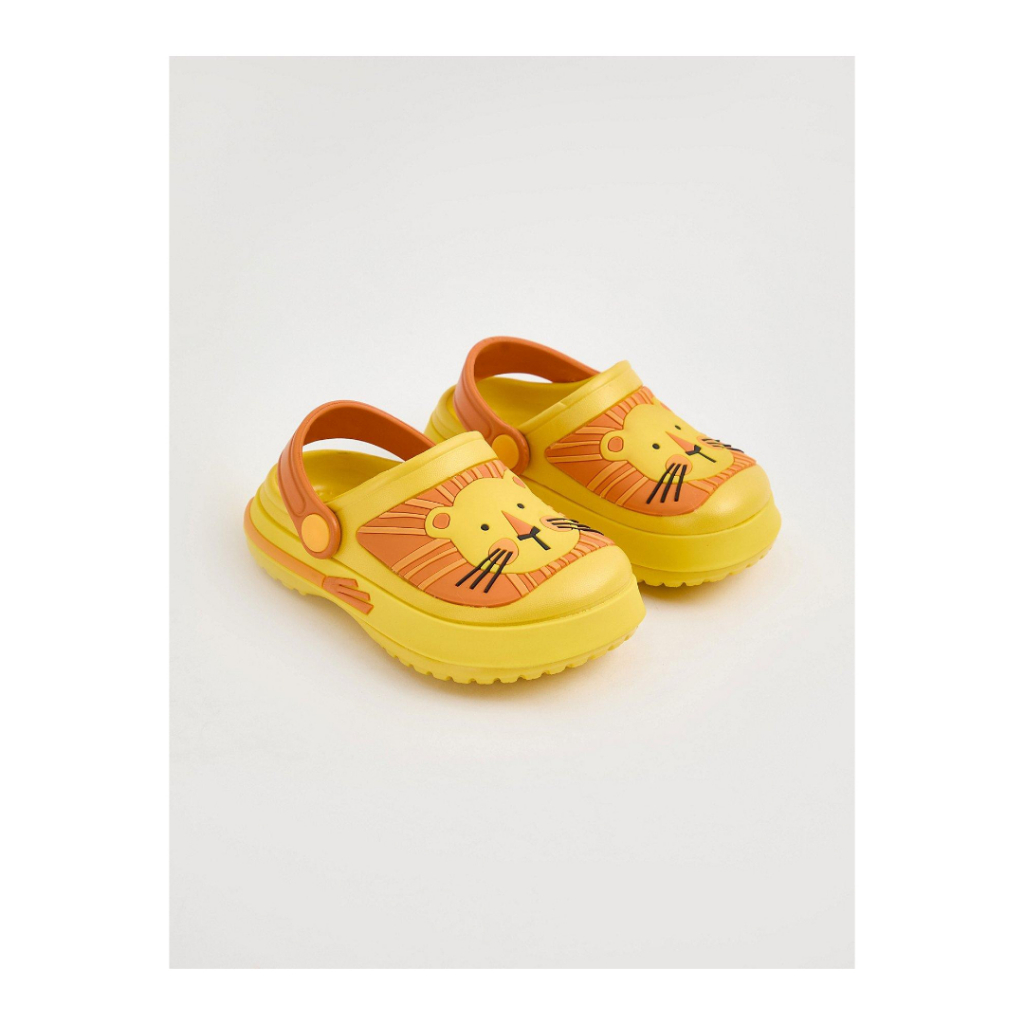 Sục nhựa George bé trai màu vàng họa tiết sư tử