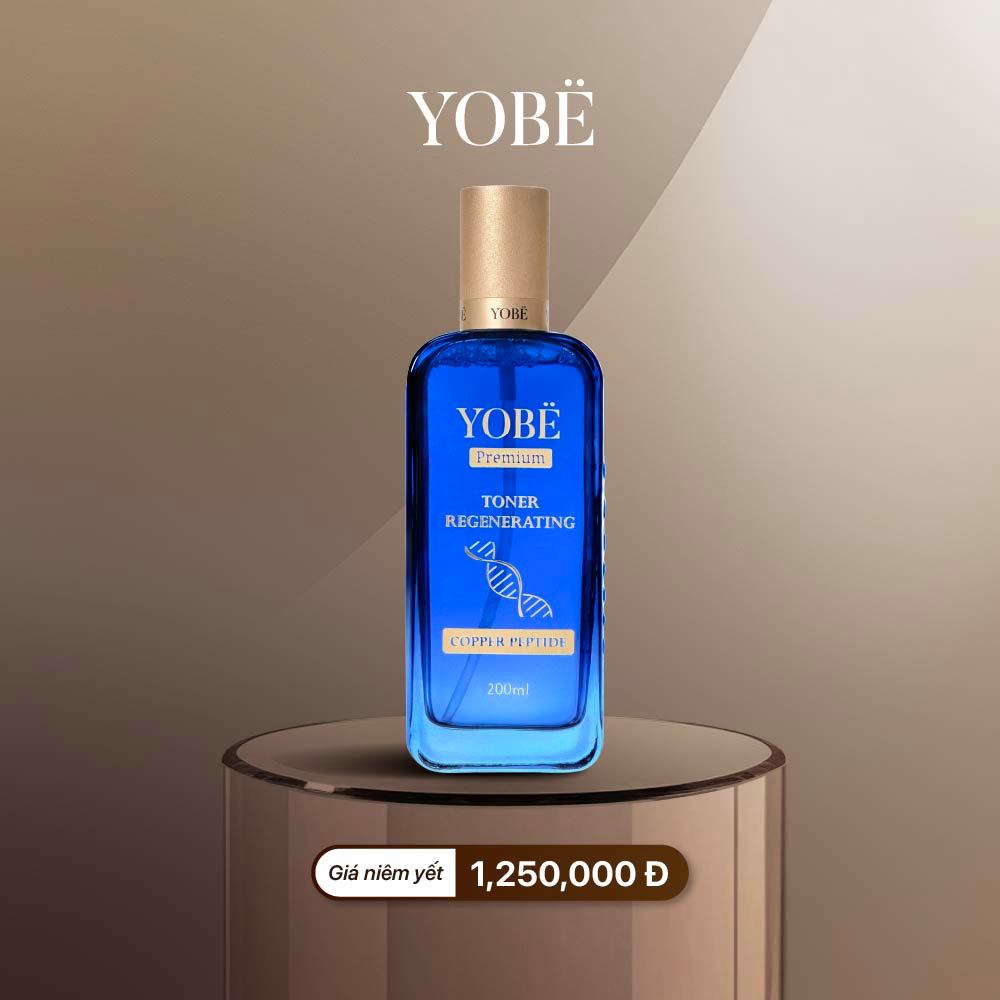 Toner Tái Sinh Làn Da Coppper Peptide YOBE 200mL