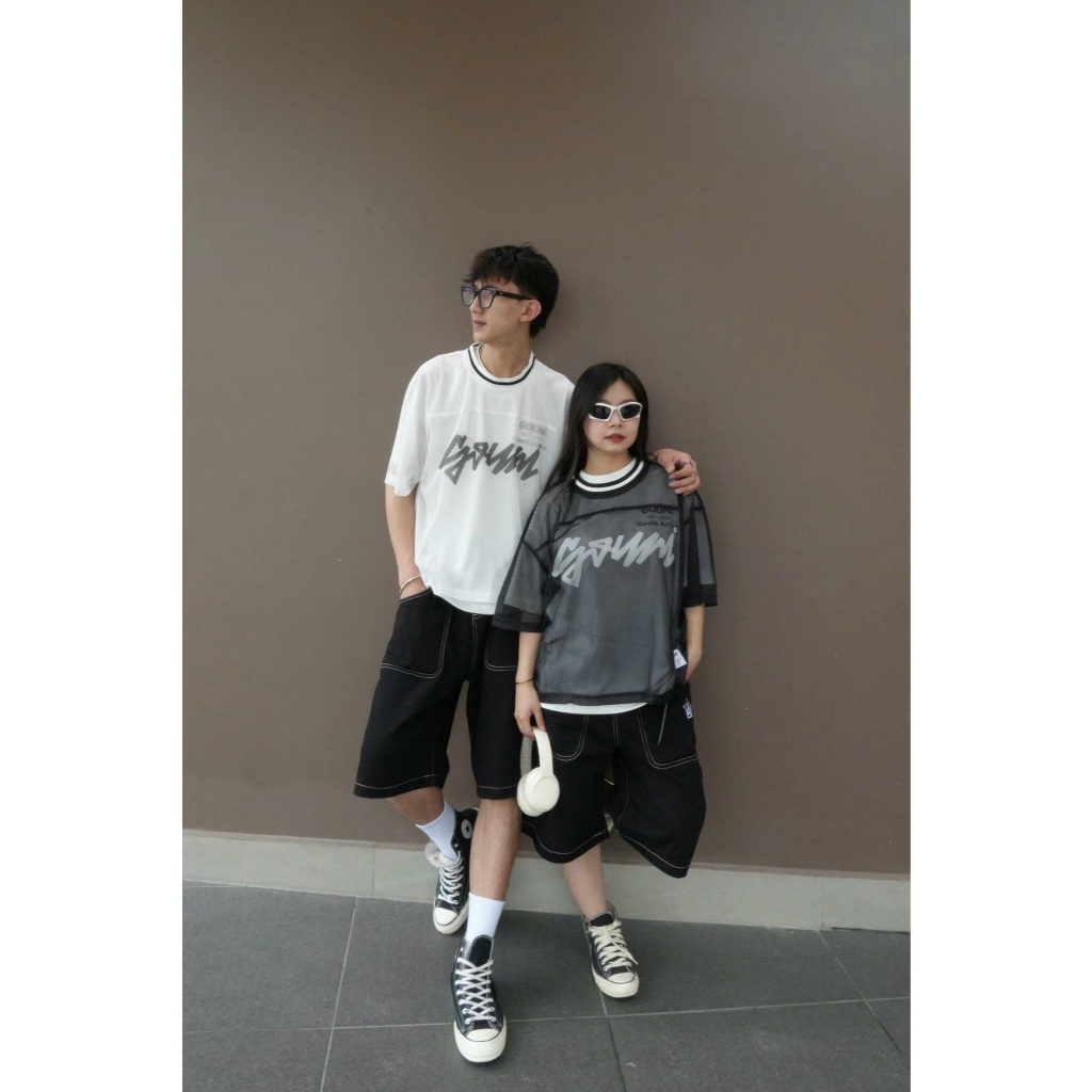GOUNI SIGNATURE MESH JERSEY | Áo Jersey Lưới Nam Nữ Form Oversize