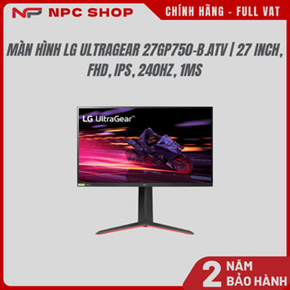 Màn hình LG UltraGear 27GP750-B.ATV | 27 inch, FHD, IPS, 240Hz, 1ms, chân công thái học