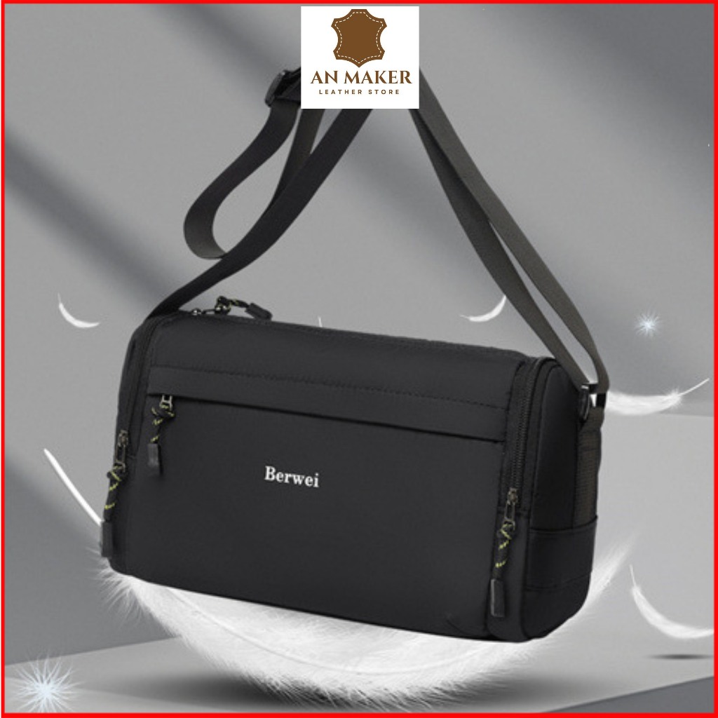 túi đeo chéo nam Adonis túi xách nam chất liệu polyester chống nước thiết kế nhiều ngăn dễ phối đồ trẻ trung năng động