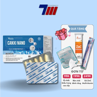 Viên Uống Bổ Sung Canxi và Vitamin D3 Canxi Nano (Hộp 6 vỉ x 10 viên)