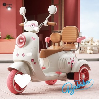 Xe điện cho bé, xe vespa điện cho bé, xe máy điện trẻ em babibo kids có chân gas tự lái mở nhạc