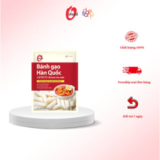 Bánh gạo Hàn Quốc O'Food 1kg, 100% làm từ gạo cao cấp, dẻo, dai, thơm, ngon