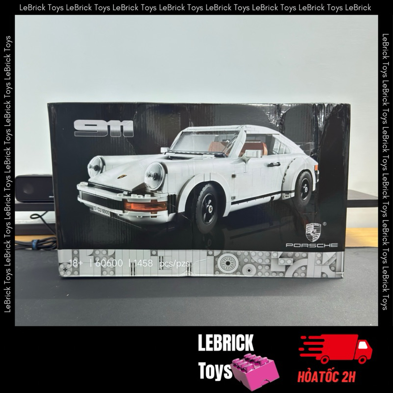 [HOẢ TỐC HCM] Đồ chơi lắp ráp xe cổ Posche 911 vintage - 1458 chi tiết