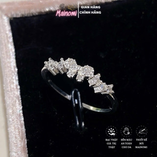 Nhẫn nữ thắt nơ bassic nhỏ xinh bạc ta MAINOMI bạc ta 92,5