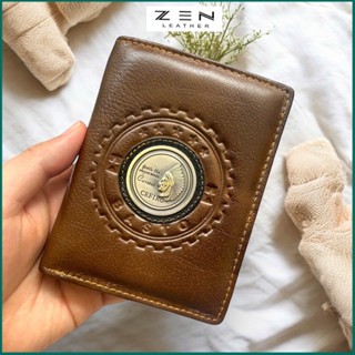 ví nam Cef03, bóp da bò nappa cao cấp siêu bền dáng đứng thiết kế nhỏ gọn nhiều ngăn bảo hành 06 tháng - Zen Leather