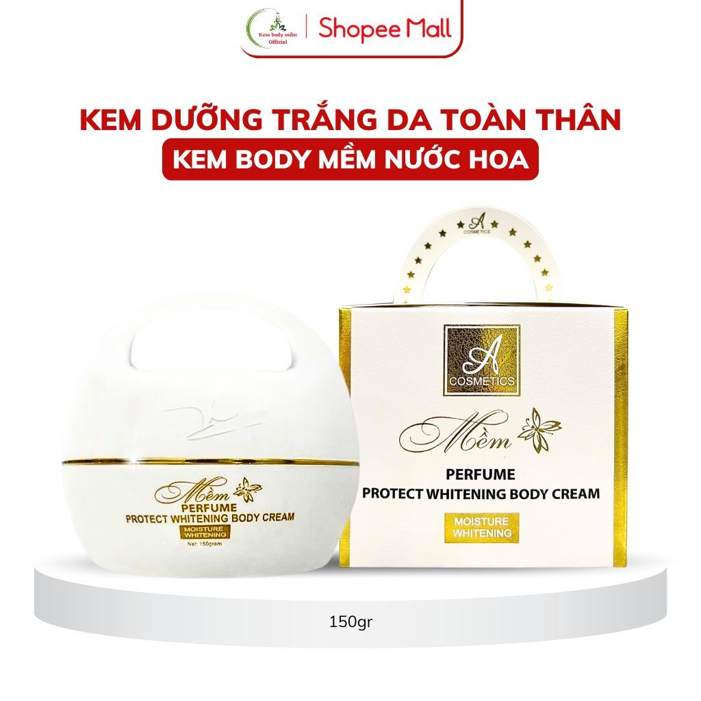 Kem Body Mềm A Cosmetics 150g - Trắng Da Toàn Thân, Cấp Ẩm, Mờ Thâm, Không Bết Dính, Hiệu Quả