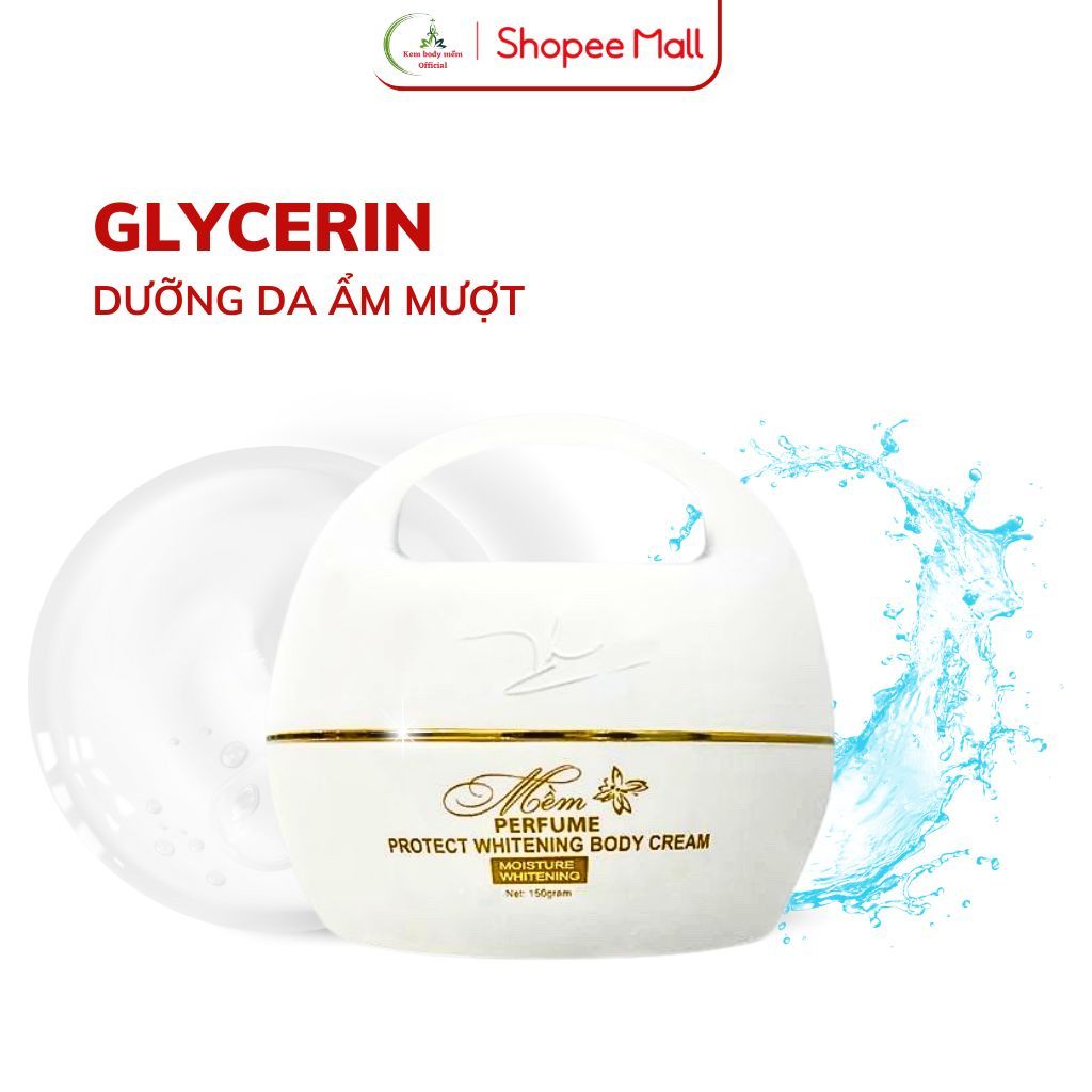 Kem dưỡng trắng da body Mềm acosmetics, dưỡng trắng body, hương nước hoa 150g | BigBuy360 - bigbuy360.vn