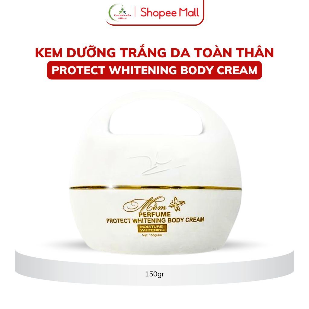 Kem dưỡng trắng da body Mềm acosmetics, dưỡng trắng body, hương nước hoa 150g | BigBuy360 - bigbuy360.vn