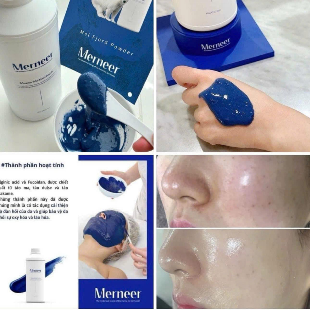(50g dùng thử) Mặt Nạ Tảo Biển Merneer Mel Fjord Powder & Thalasso Therapy