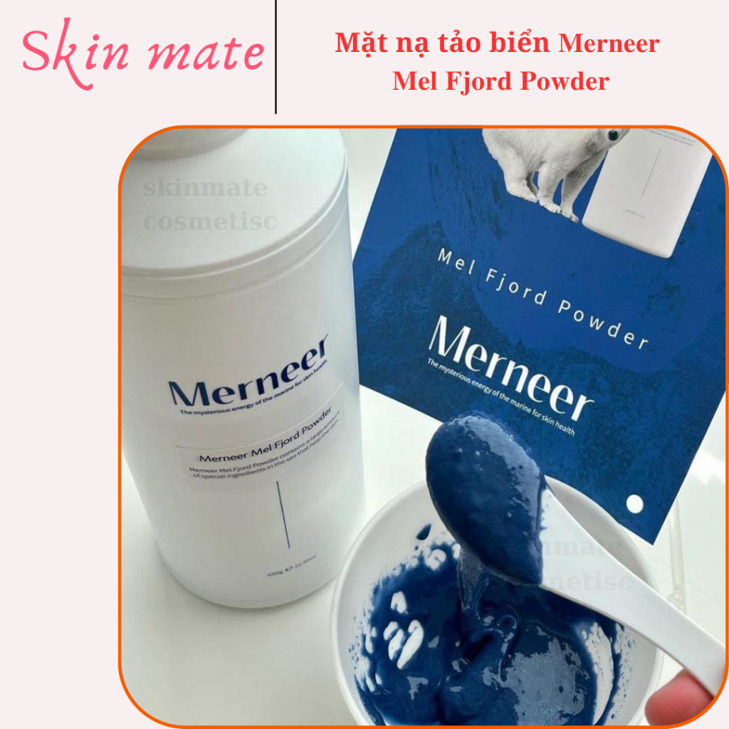 (50g dùng thử) Mặt Nạ Tảo Biển Merneer Mel Fjord Powder & Thalasso Therapy