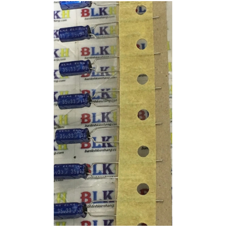5 con Tụ âm thanh 35V 33uF 5x10mm hãng ELNA