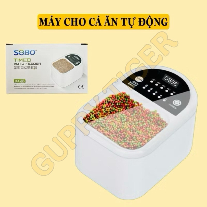 MÁY CHO CÁ ĂN TỰ ĐỘNG SOBO DA-06 ( ĐIỀU CHỈNH ĐƯỢC THỜI GIAN VÀ PHÂN LƯỢNG THỨC ĂN )