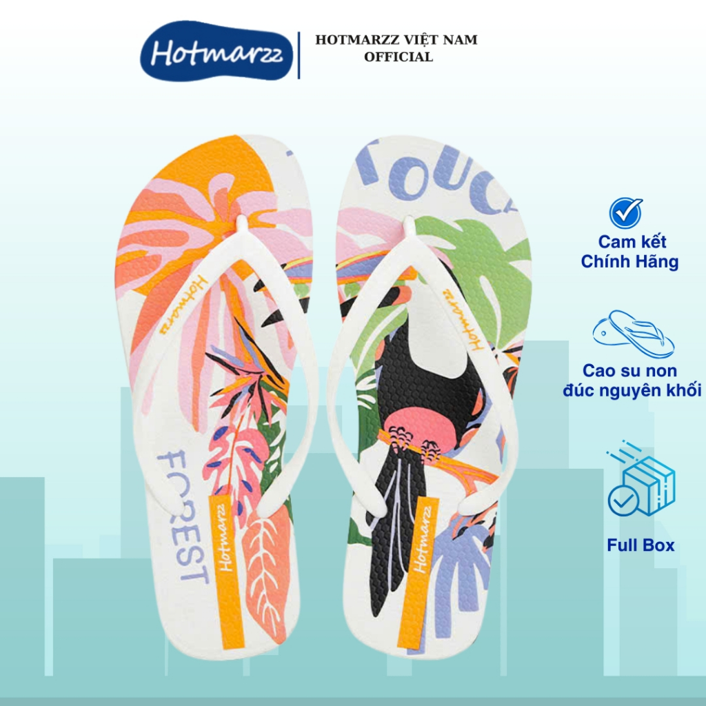 Hotmarzz VN [Chính Hãng]Dép Kẹp xỏ ngón Hotmarzz Chim Toucan Mexico HM7110