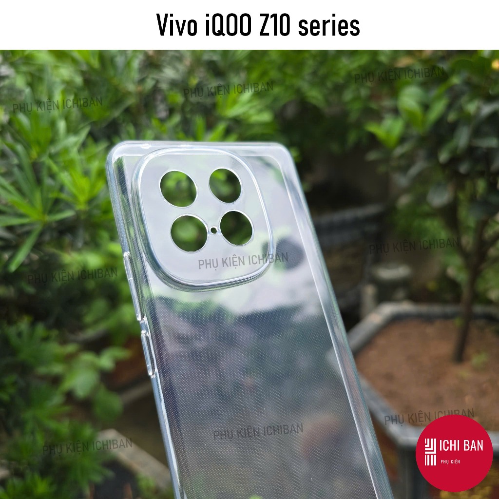Ốp Lưng Dẻo Trong Suốt Vivo iQOO Z10 Turbo/ Z10 Turbo Pro, Vivo iQOO Z10/ Z10x Ôm Khít Máy, Bảo Vệ C