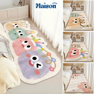  Thảm Trải Sàn Giả Cashmere Lông Cừu Mềm Mại Thảm Dài Chùi Chân Hoạt Hình Thấm Hút Decor Phòng Ngủ 