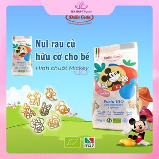 Nui rau củ hữu cơ DALLA COSTA Ý - Gói 200gr