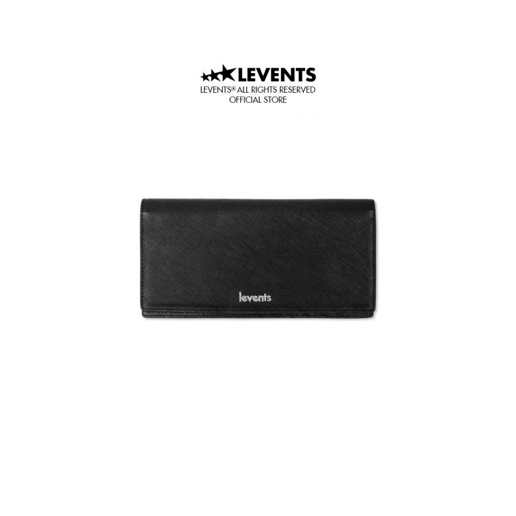 Ví Dài Levents/ Black Wallet Chất Simily Giả Da Unisex