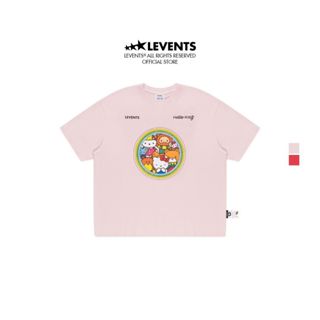 Levents® x Hello Kitty | Áo Thun Kitty's Family Semi-Oversized Tee 100% Cotton T-shirt Unisex