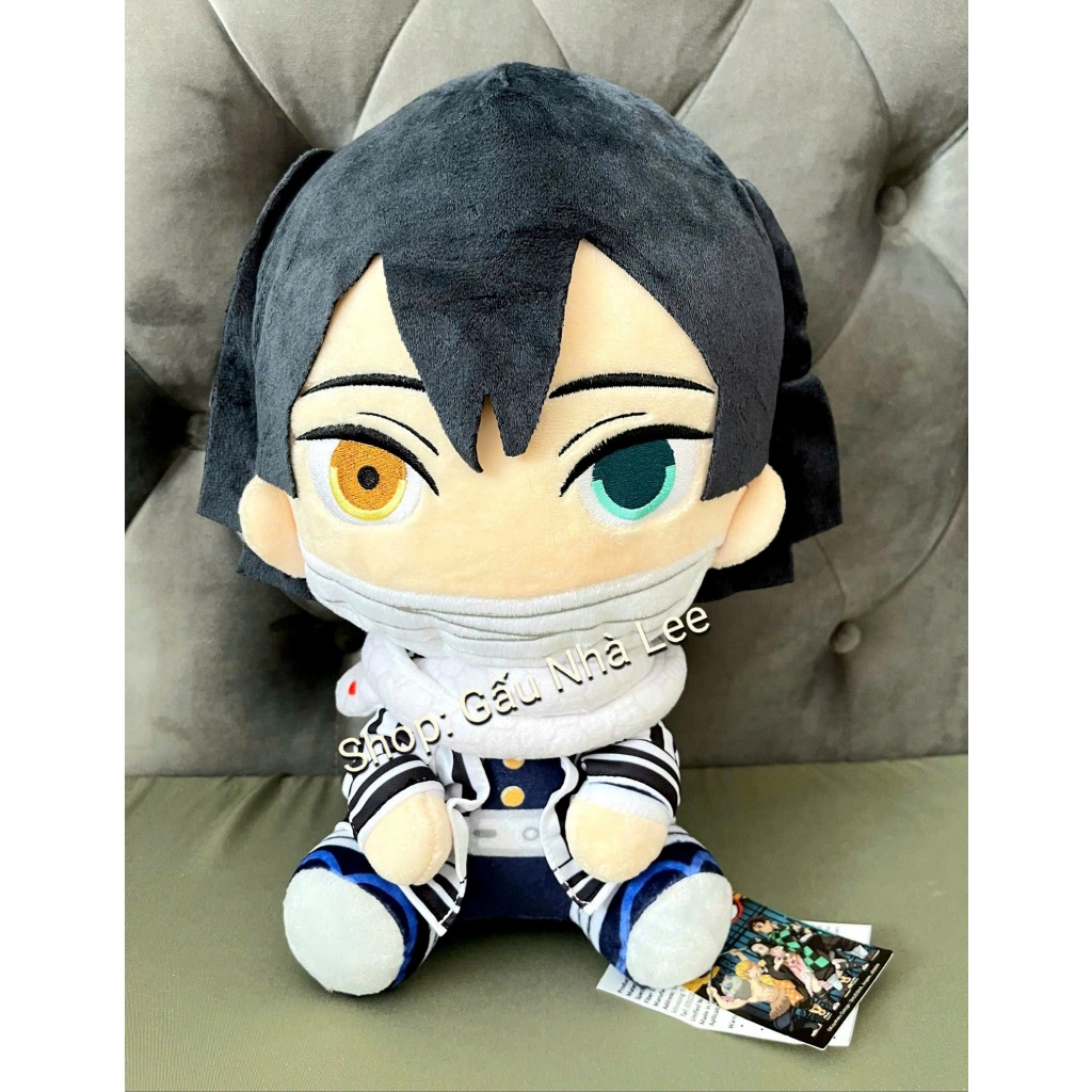 [ Nhật Bản ] [MS460] Bé Chibi Iguro Obanai - Kimetsu no Yaiba, size 35cm, lông mềm mịn, hàng mới, fu
