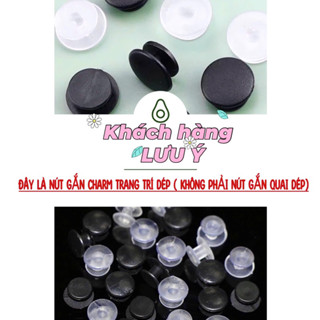 Combo 100 Nút nhựa gắn Jibbitz sục Cross , dép có lỗ KORONUT, gắm charm trang trí giày dép có lỗ