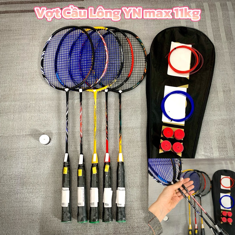 [Căng Max 11kg] Vợt cầu lông YN Astrox 100Zz Căng sẵn 10.5kg Căng max 11kg, t kèm cuấn cán bao vợt.