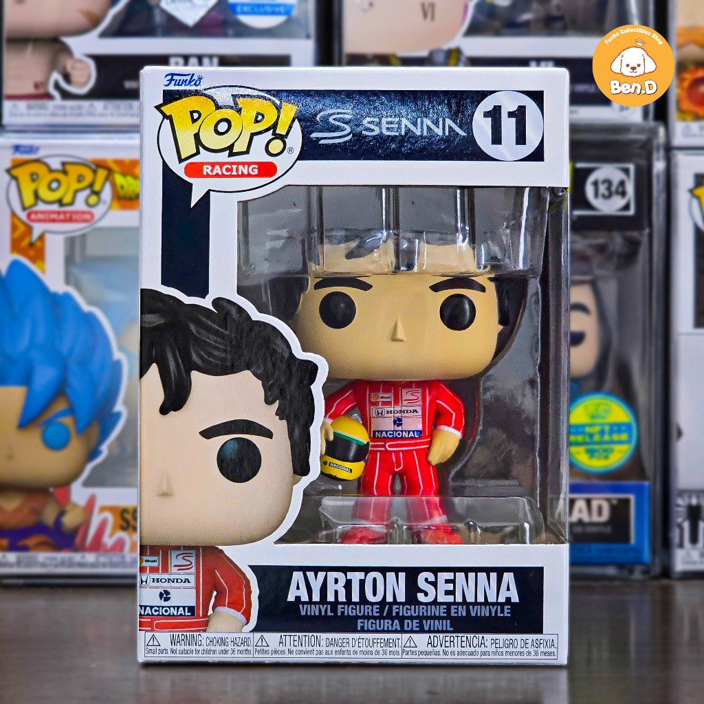Mô hình Funko POP Racing: F1 Formula - Ayrton Senna #11