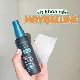 Xịt Khóa Nền Maybeline Fit Me Matte Poreless Setting Spray 80ml