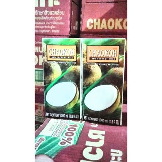  Sỉ thùng nước cốt dừa thơm ngon thương hiệu Chaokoh Thái Lan  12 bịch ×1000ml . 