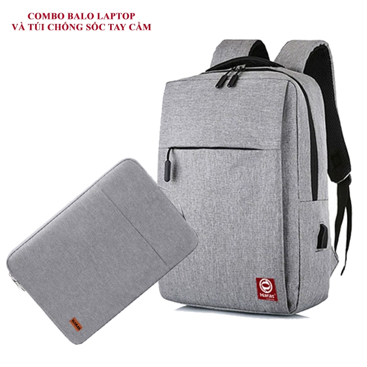Balo laptop Và Túi Chống sốc có tay cầm thời trang HARAS HR237004