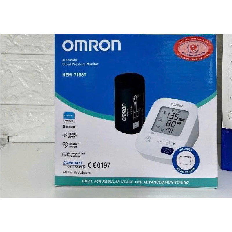 Máy Đo Huyết Áp Bắp Tay OMRON HEM-7156T- Thế Hệ Mới ( THƯƠNG HIỆU OMRON NHẬT BẢN )