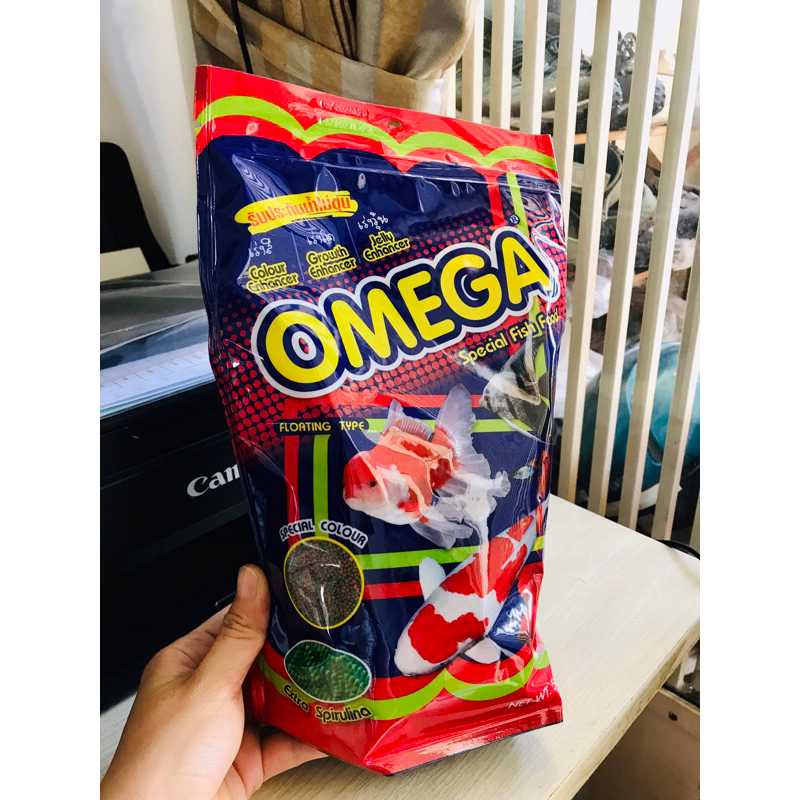 Thức ăn cá cảnh OMEGA 500g  (túi zip)